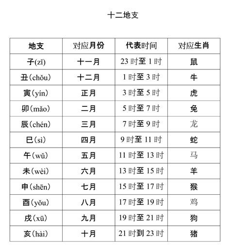 八字 月份|生辰八字月份(天干地支十二个月对照表)